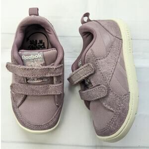 Reebok Baby Size 5 Purple Peek n Fit Sneakers